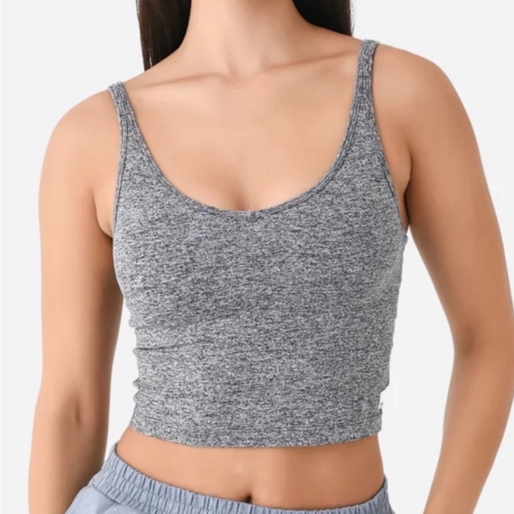 Vuori Performance Halo performance Crop Heather grey size Small